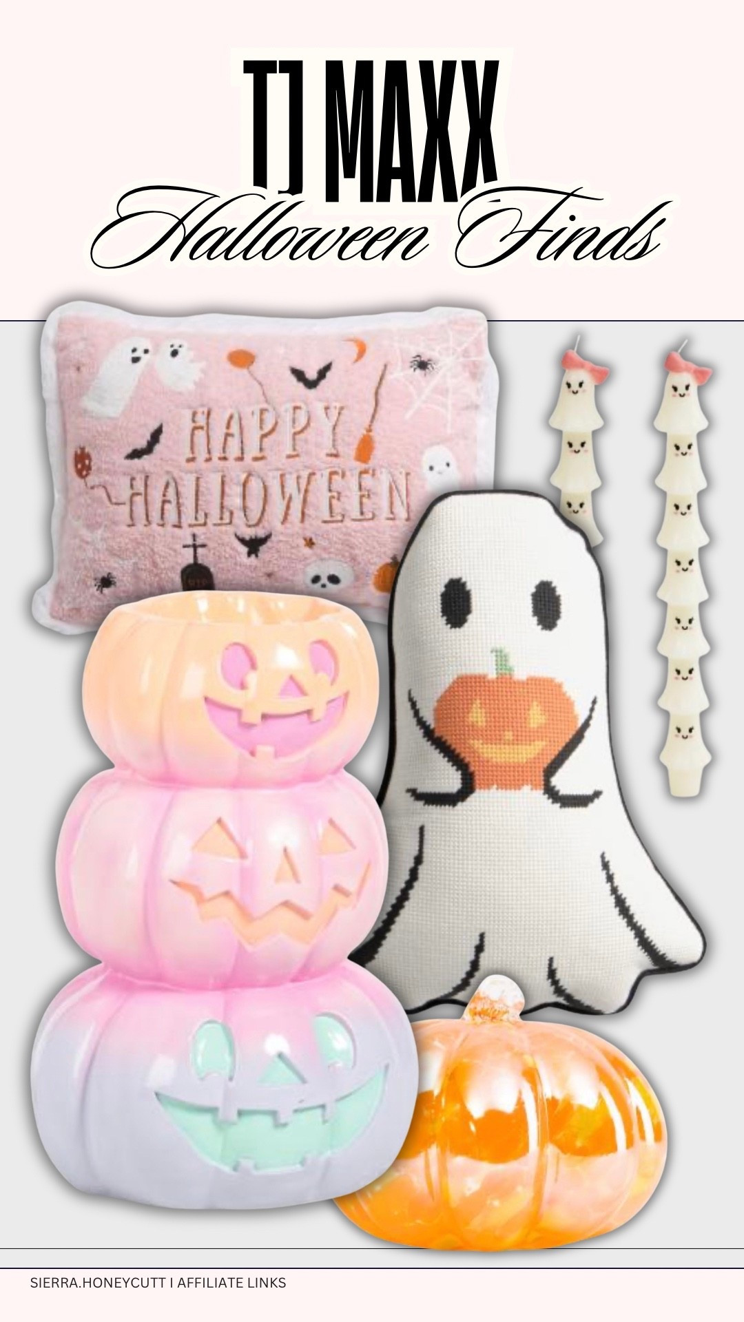 TJ Maxx Halloween finds! Obsessed with the pink vibes 👻

Seasonal Halloween fall autumn spooky season ghosts jack o lantern pillows candle sticks

#LTKmomlife #LTKHome #LTKSeasonal
