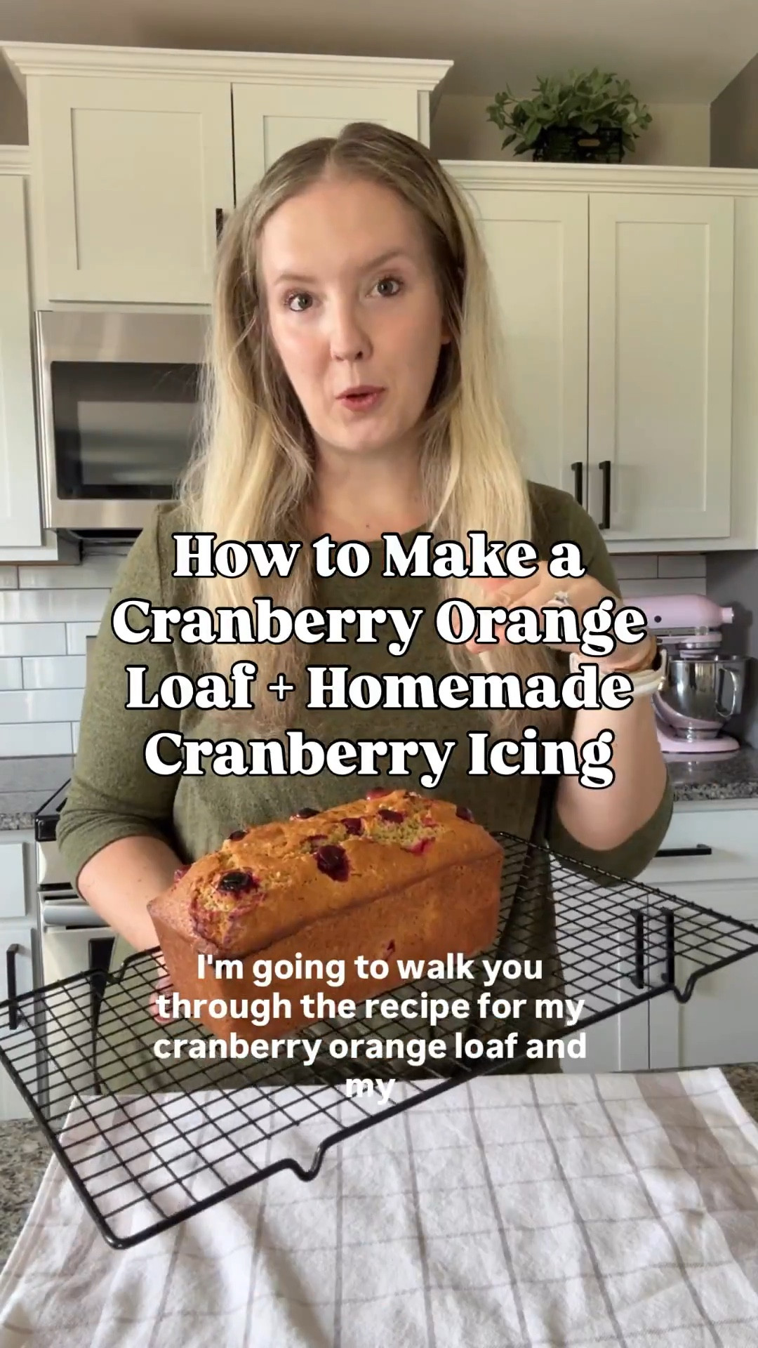 Cranberry Orange Loaf Recipe 🍊
This loaf pan is the absolute cutest and works like a charm!
Also love the sweater I have on in this. Have had it for about 5 years and find myself wearing it every year. A classic timeless piece for Thanksgiving, Christmas and winter beyond.

#LTKHoliday #LTKFindsUnder50 #LTKfoodie