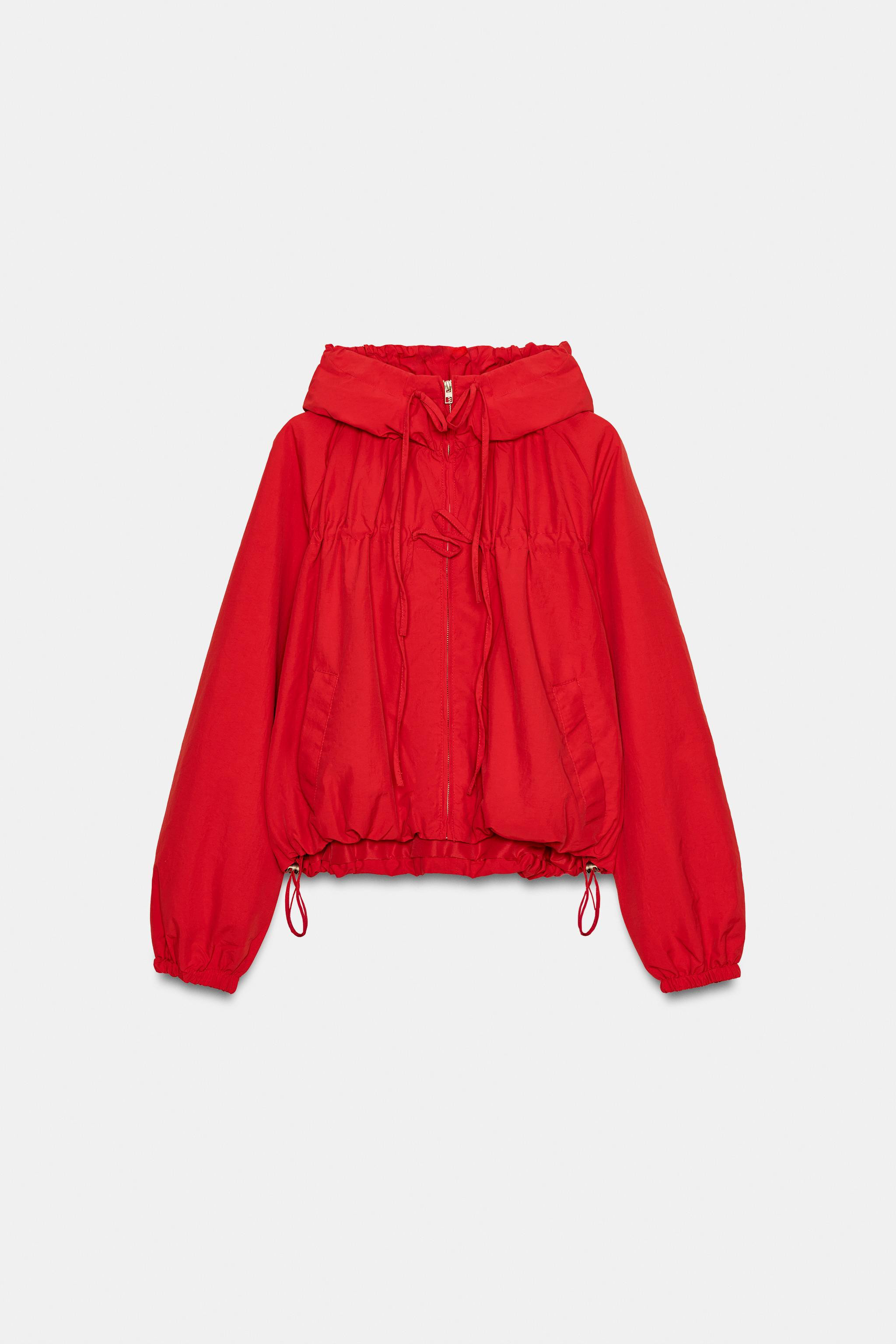 NYLON JACKET WITH TIES | Zara UK
