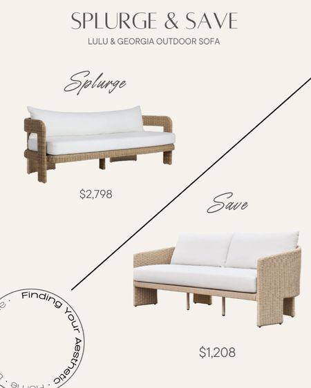 Like the look of Lulu and Georgia, but not the price tag? check out this splurge vs save home fine that is a great alternative to get the designer look for less for your patio. 

Wicker patio furniture, outdoor love seat, outdoor sofa , designer inspired home, Amazon outdoor, Amazon styled home , Amazon home finds

#LTKSeasonal #LTKFamily #LTKHome