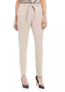 Belted Tie Front Pants | Belk