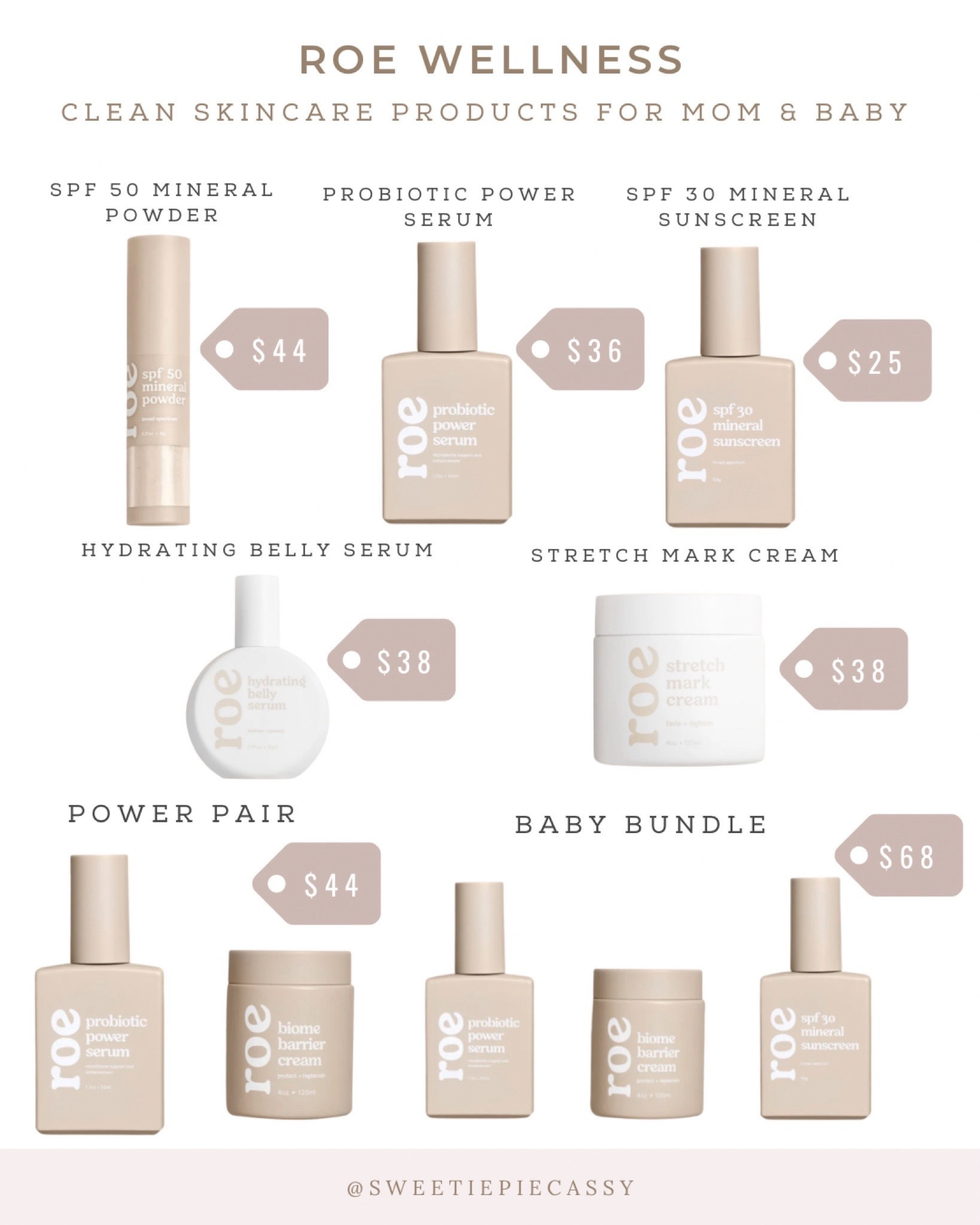 Roe Wellness: Mommy & Maternity Safe Skincare ☁️ 

This line is not only afford but it was made specifically for both baby & mom! High quality, clean and luxurious products that are safe for all… SPF included!💫

#LTKbump #LTKfindsunder50