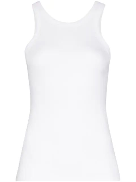 racer style ribbed vest | Farfetch Global