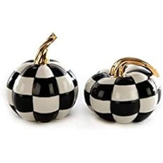 Amazon.com: MacKenzie-Childs Mod Pumpkin Salt & Pepper Set: Home & Kitchen | Amazon (US)