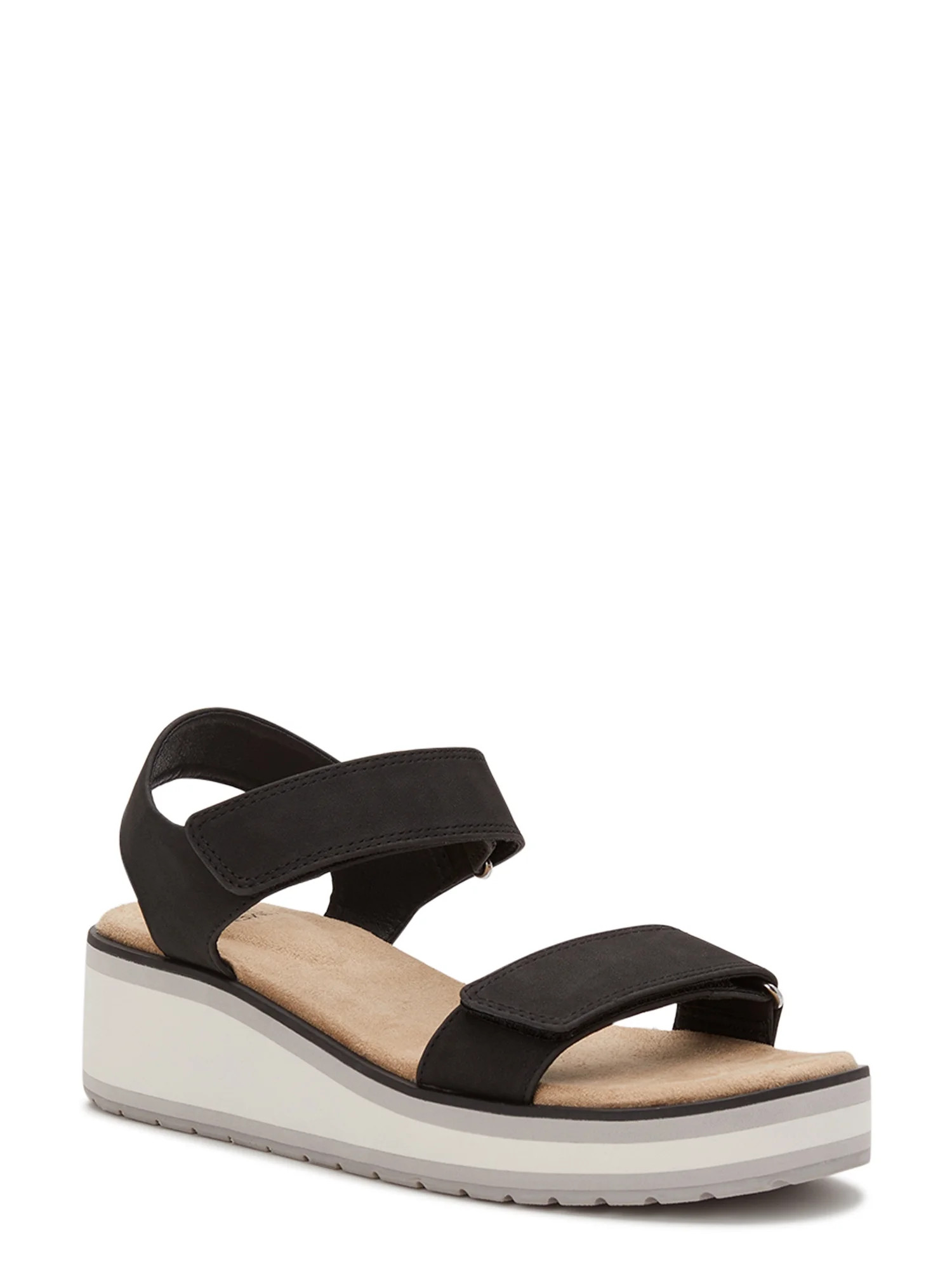Time and Tru Women's Comfort Wedge Sandals | Walmart (US)