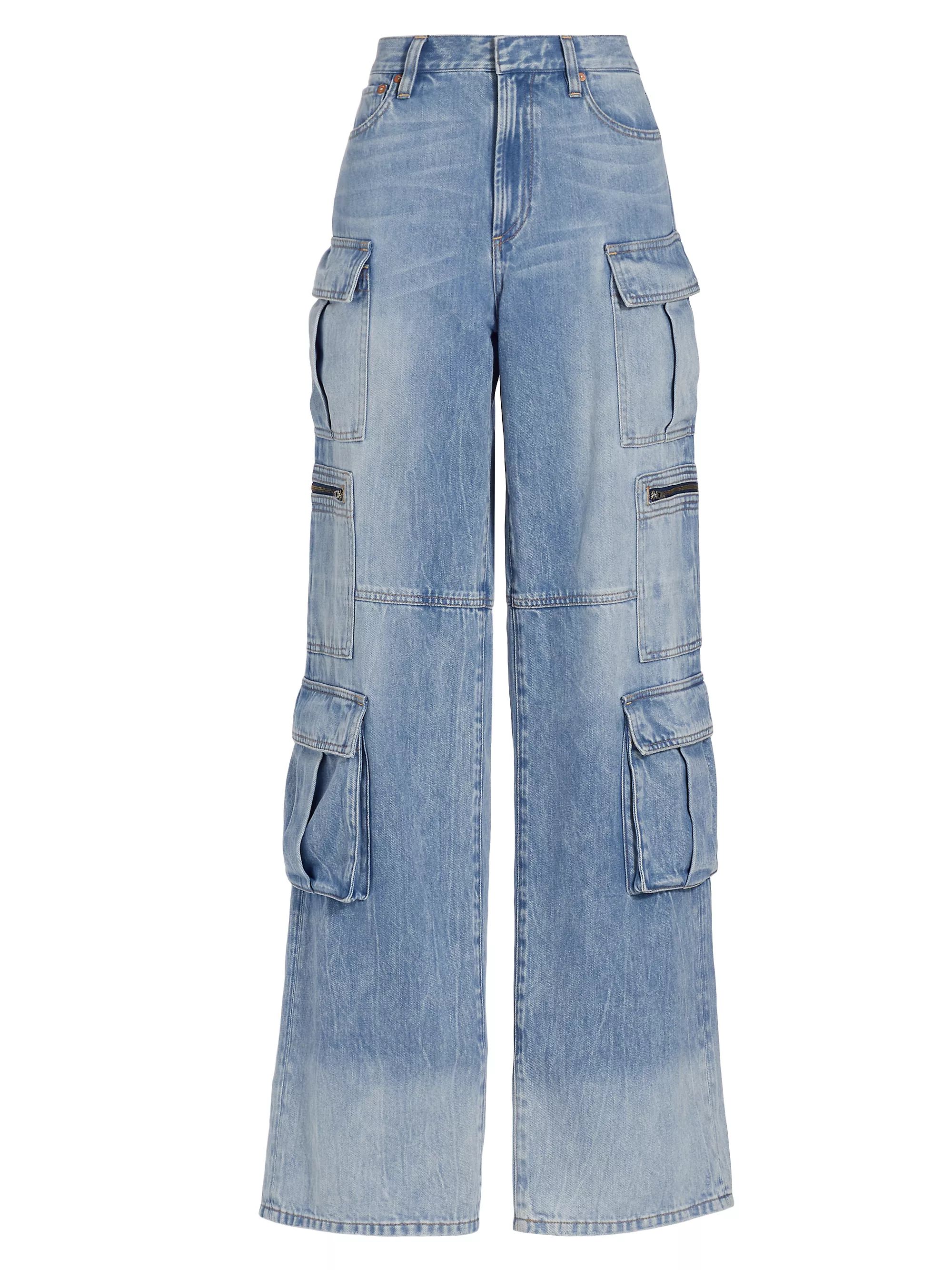 Cay Baggy Denim Cargo Pants | Saks Fifth Avenue