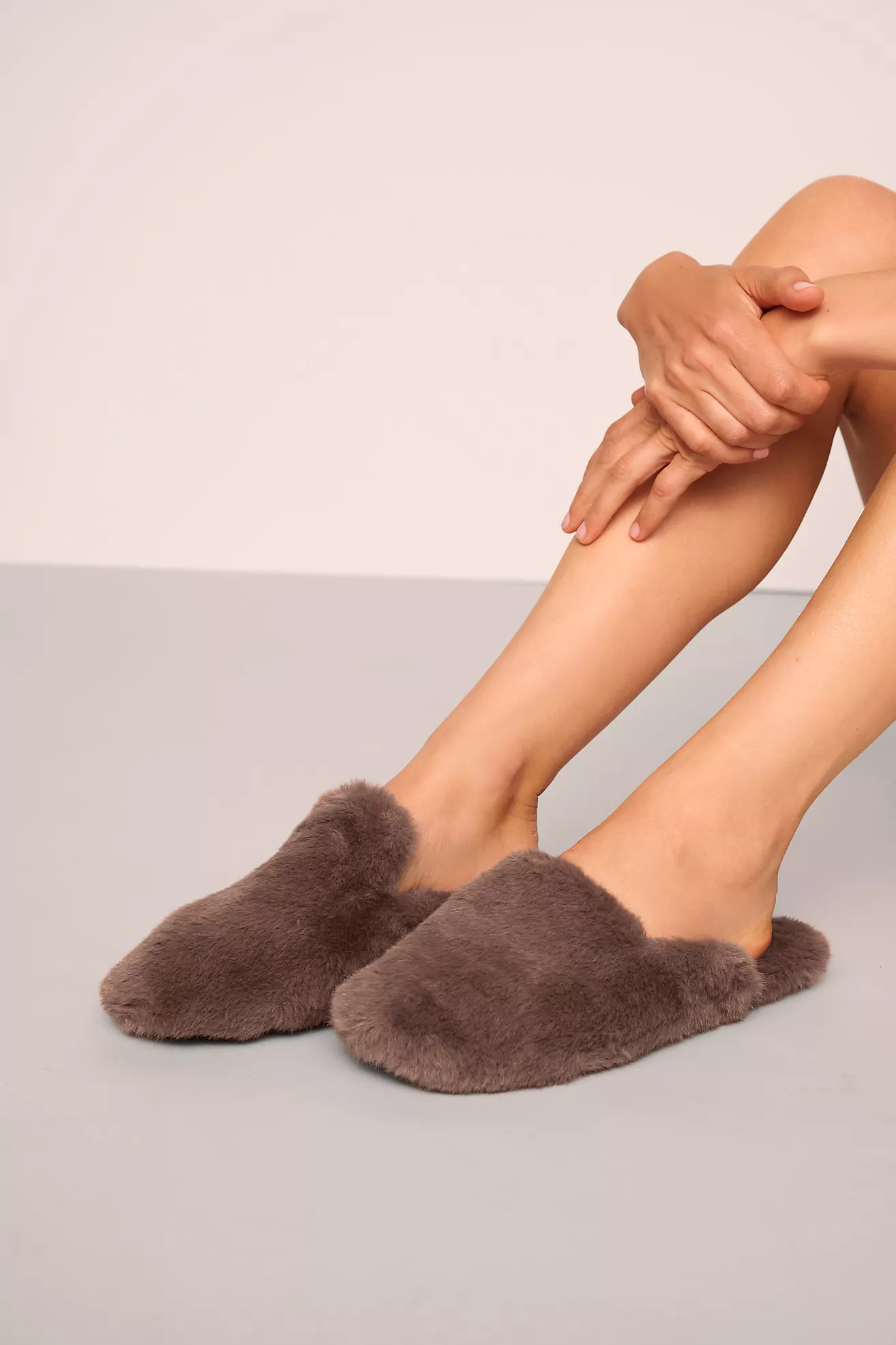 Eberjey Plush Slide Slippers | Anthropologie (US)
