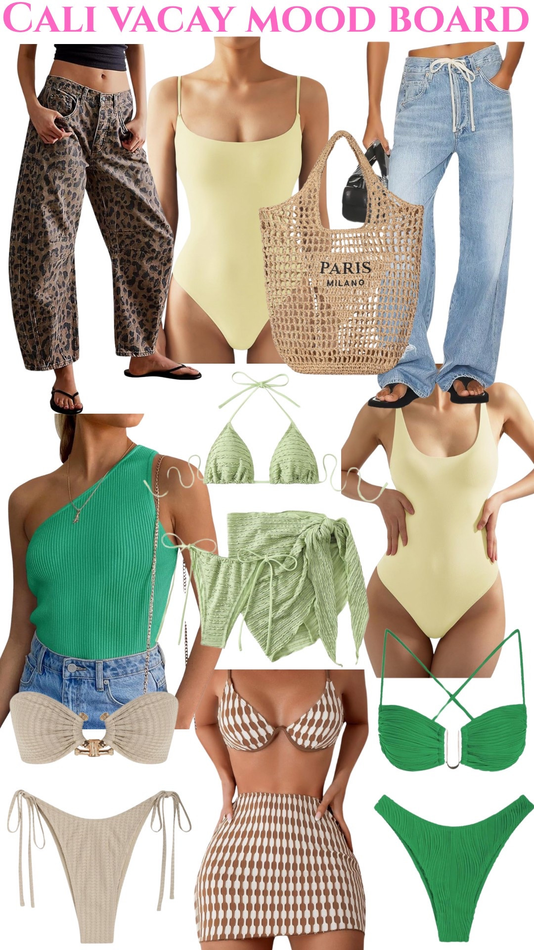 What I ordered for my San Diego vacay! Greens and yellows are officially my “in” spring color! Loving a skinny strap tank, anything ribbed and I’m totally due for new swim wear!

#LTKSwim #LTKFindsUnder50 #LTKTravel
