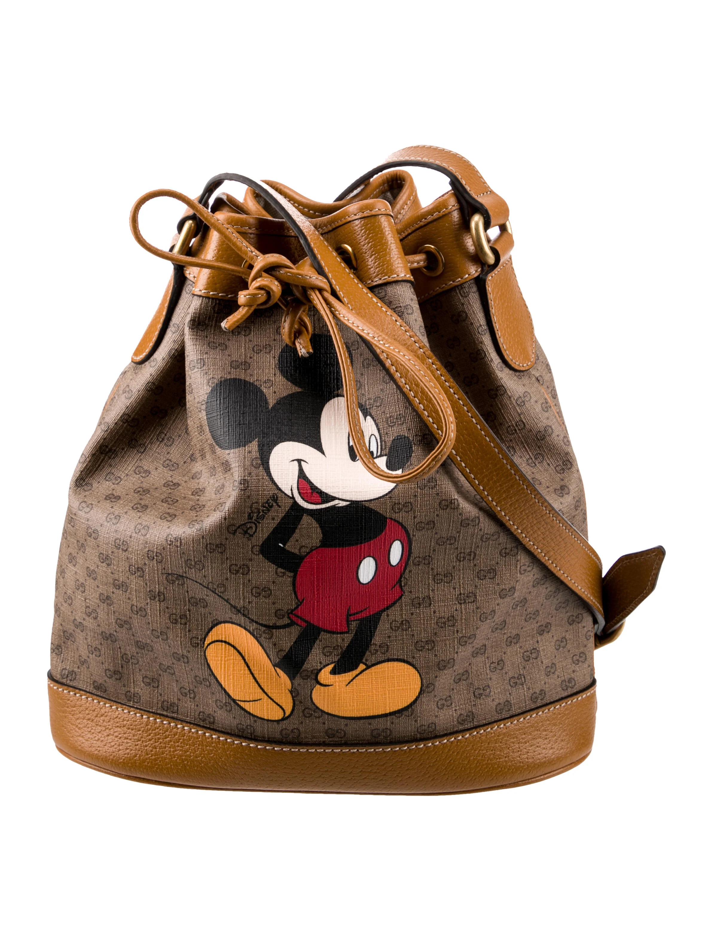 x Disney Candy GG Mickey Mouse Bucket Bag | The RealReal