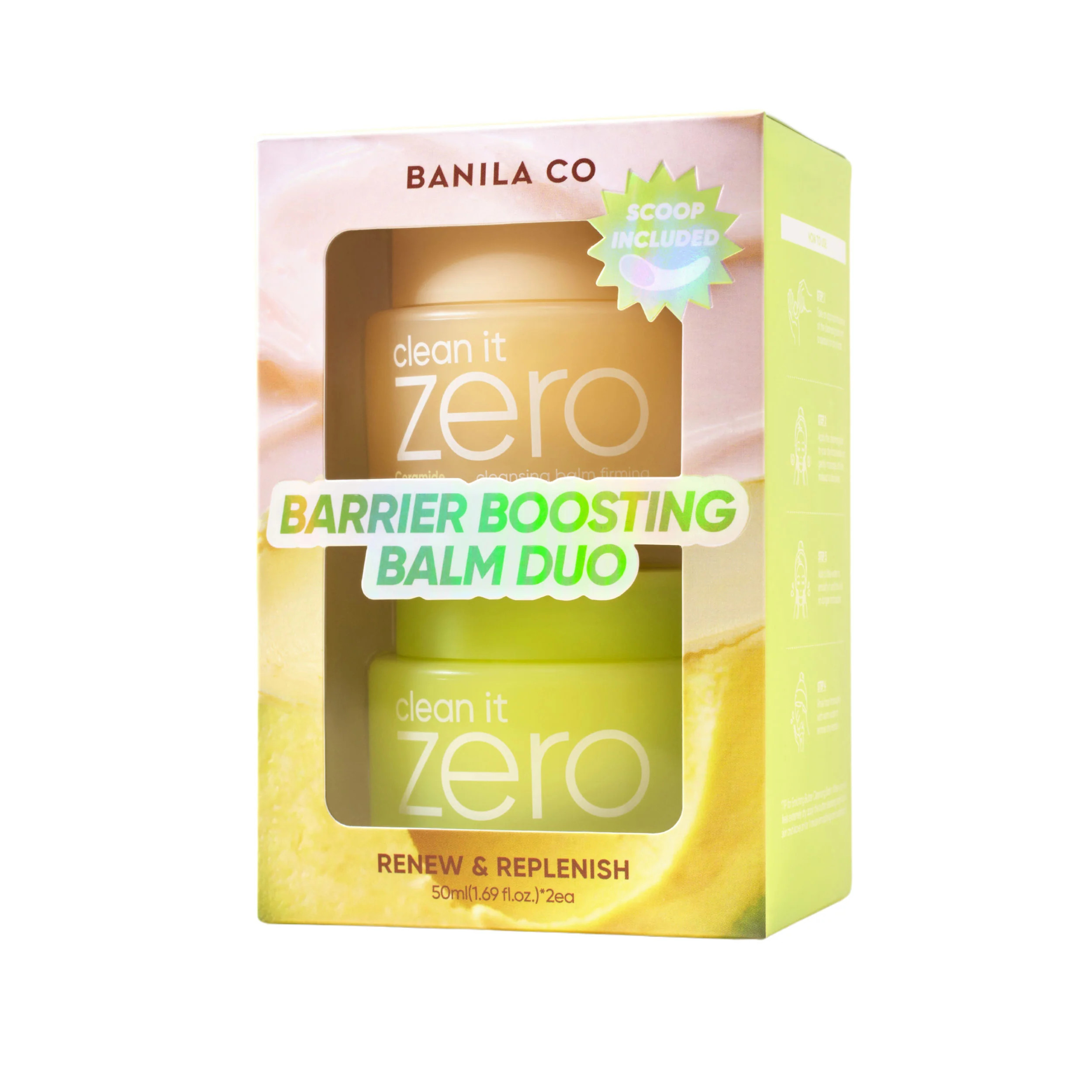 Clean it Zero Barrier Boosting Balm Duo | Banila Co.