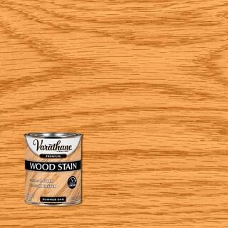 Varathane 1 qt. Summer Oak Premium Fast Dry Interior Wood Stain 266158 - The Home Depot | The Home Depot
