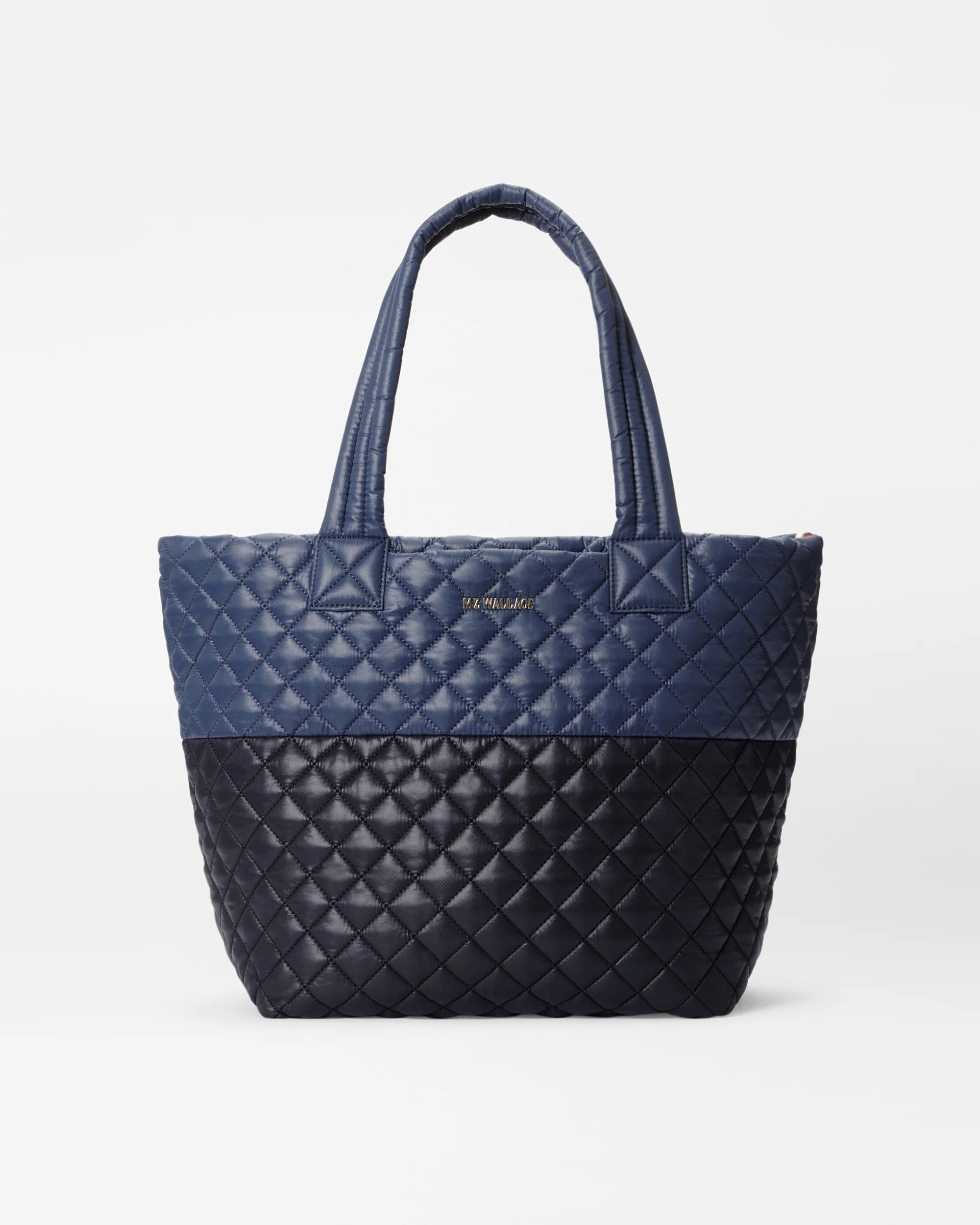 Black/Navy Medium Metro Tote Deluxe | MZ Wallace