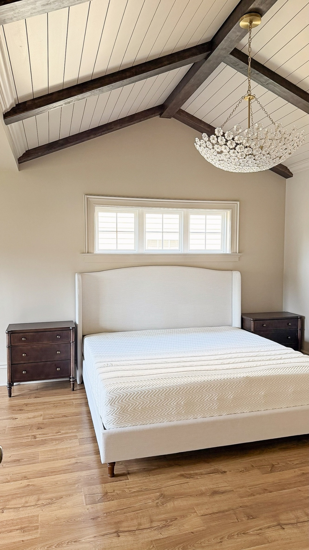 Room makeovers take time! Our primary bedroom has come a long way. We brought in the bed and nightstands, that are both Amazon finds! Can't wait to add the bedding and decor next!

#LTKHome #LTKvlog #LTKstorytime