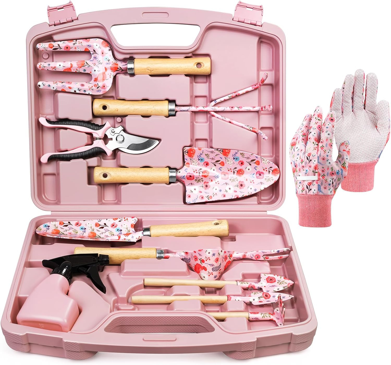 12-Piece Womens Gardening Tools Gift Set, Rust-Proof & Heavy-Duty Garden Tools with Durable Carry... | Amazon (US)