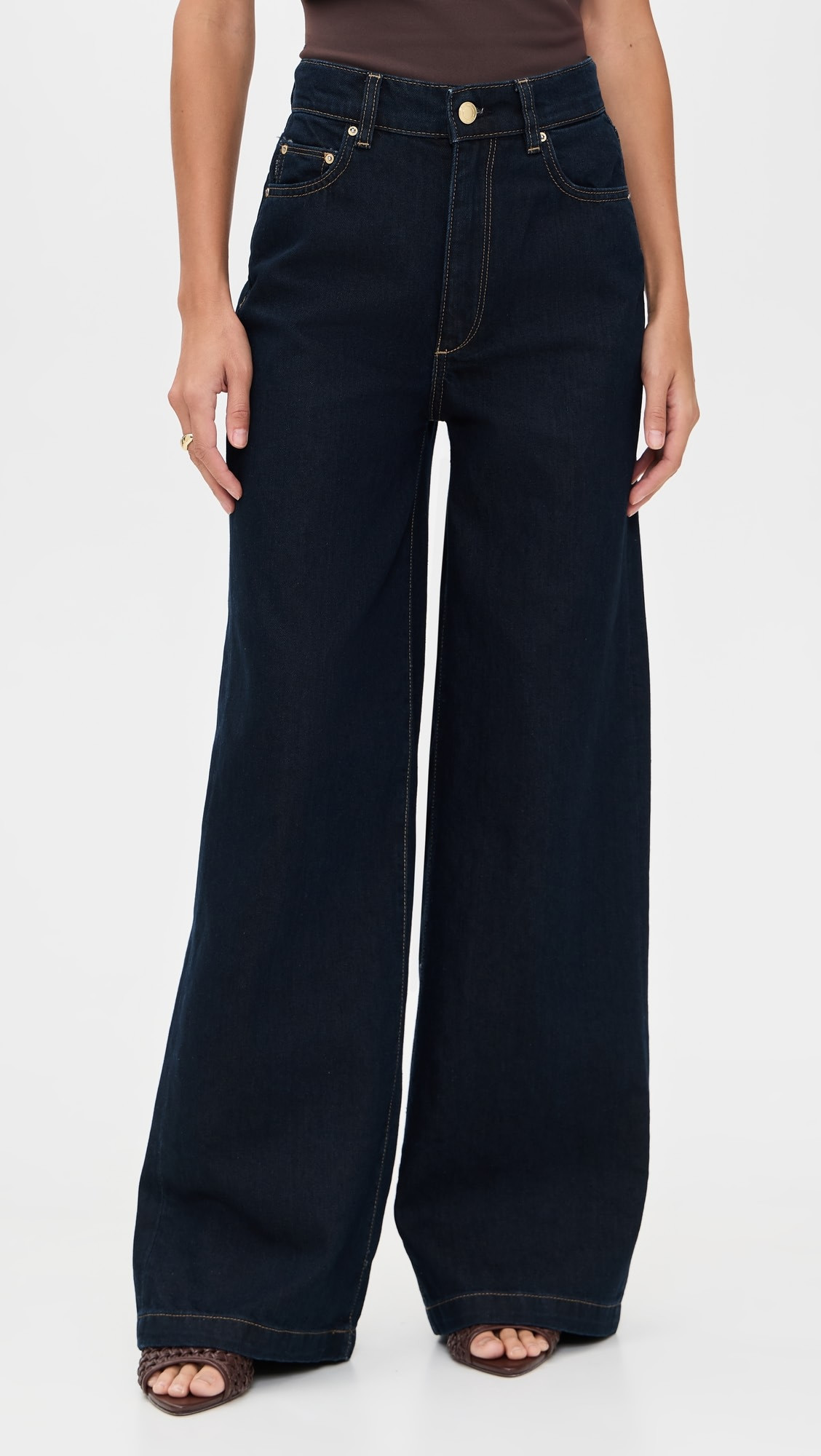 Hepburn Wide Leg High Rise Jeans | Shopbop