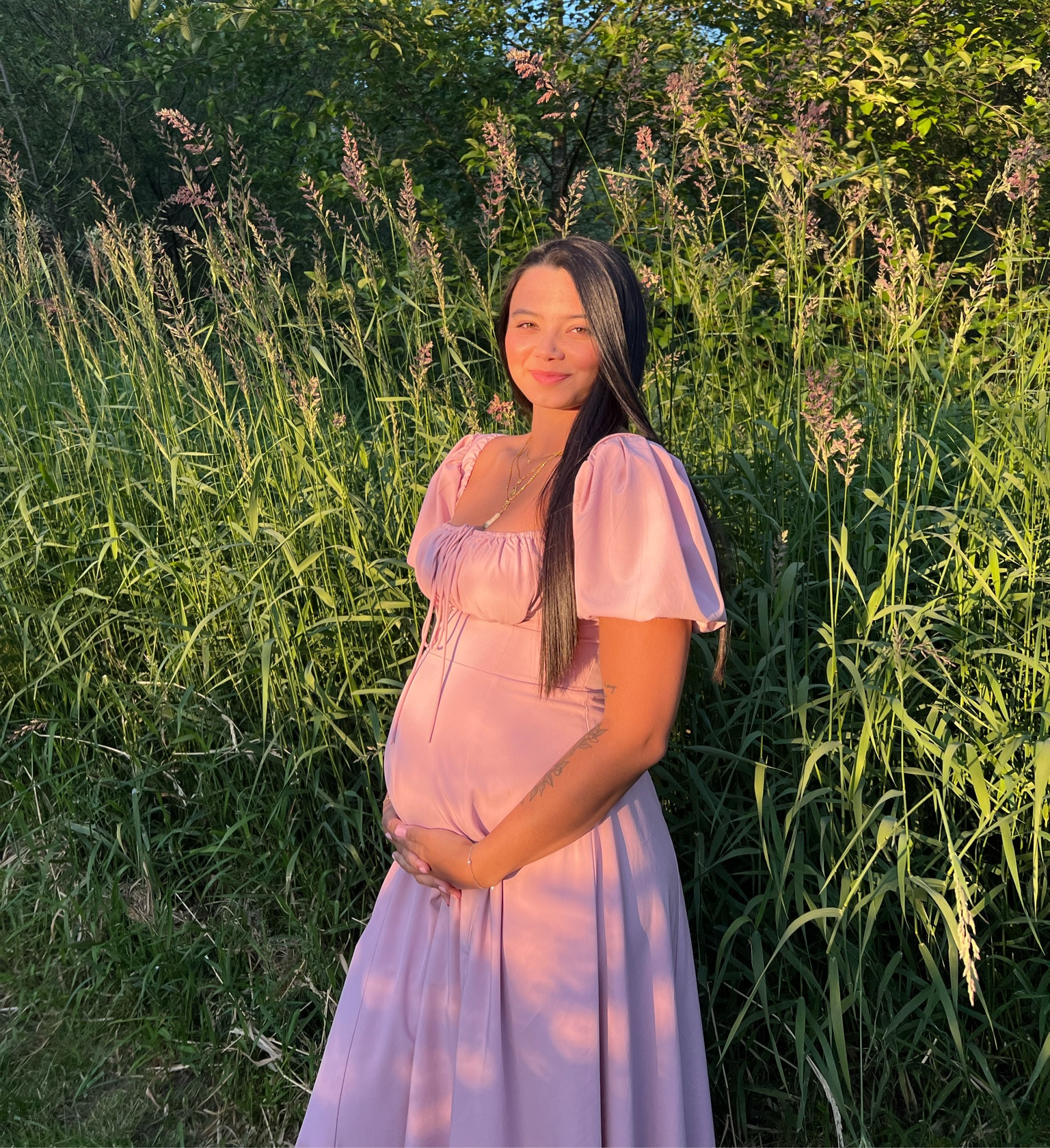 perfect bump-friendly dress for your baby shower and/or maternity photos! or just to feel beautiful  

#LTKbump #LTKbeauty #LTKunder100
