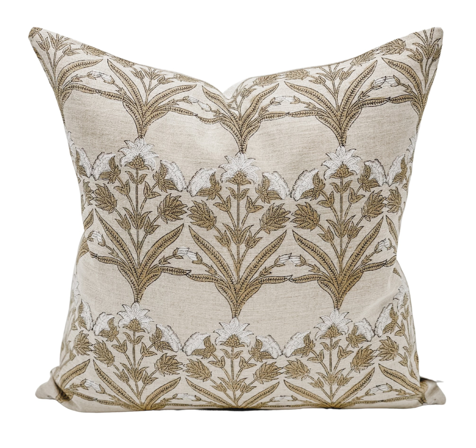 VISTA IN TAN BEIGE PILLOW COVER | Krinto