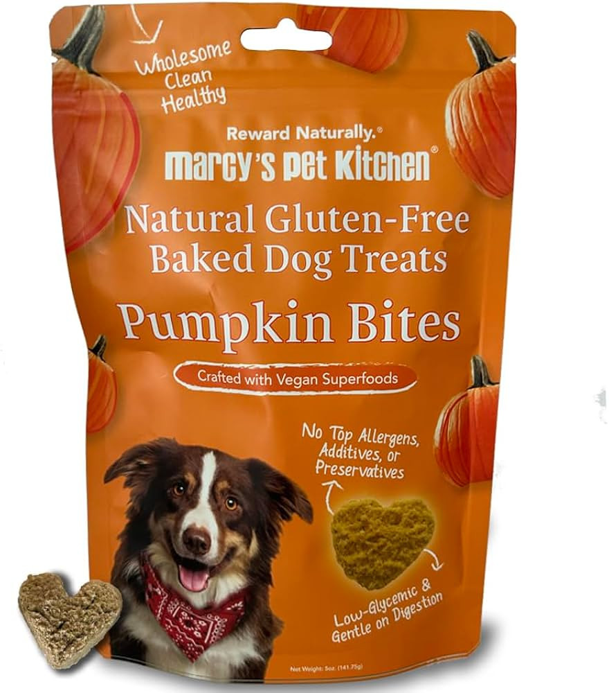 Marcy's Pet Kitchen- Diabetic All Natural, Crunchy, Pumpkin Biscuit Dog Treats - No Preservatives... | Amazon (US)