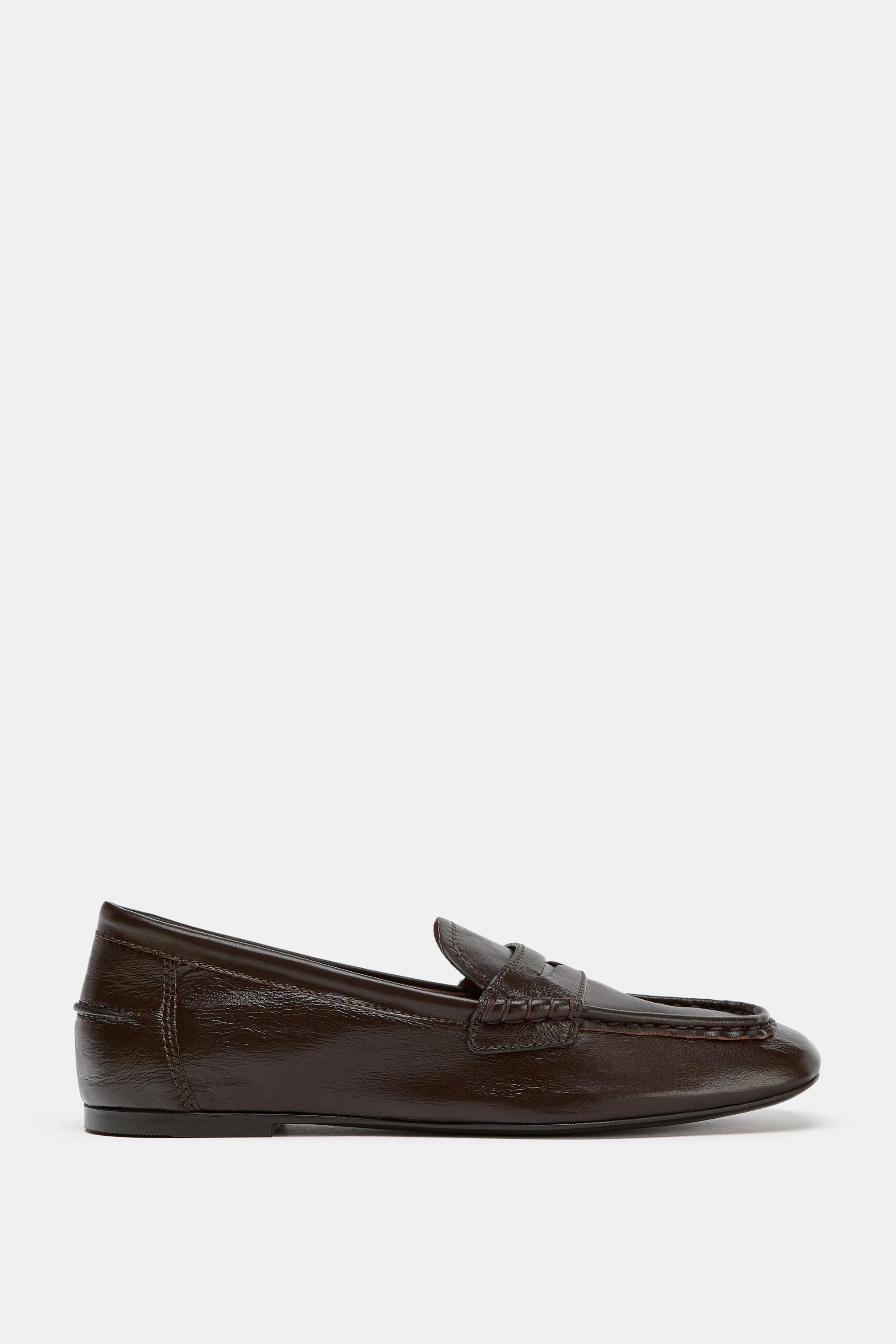 SOFT LEATHER LOAFERS | Zara Canada