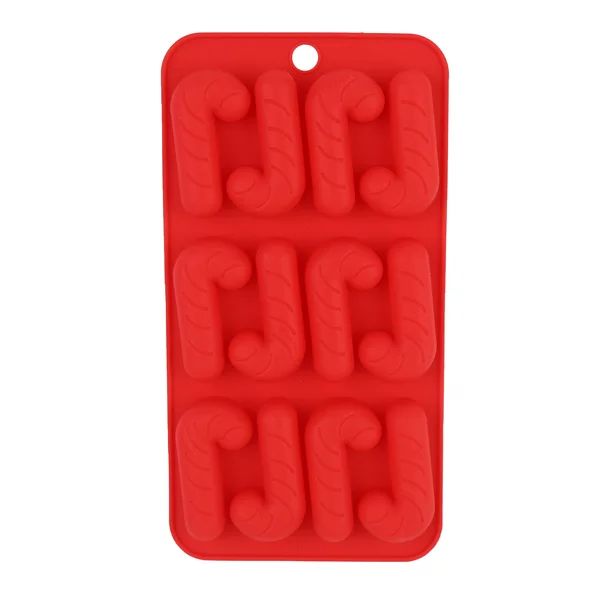 Holiday Time Christmas Red Candy Cane Silicone Mold | Walmart (US)