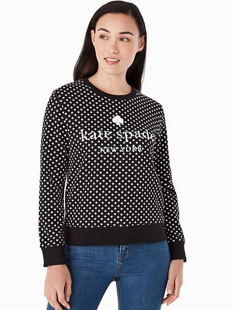 dot dot dot logo sweatshirt | Kate Spade Outlet