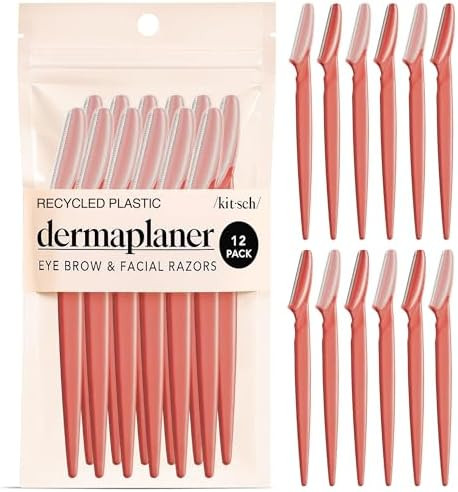 Kitsch Dermaplane Razor for Women Face – Face Razors for Women & Men, Eyebrow Trimmer & Face Sh... | Amazon (US)
