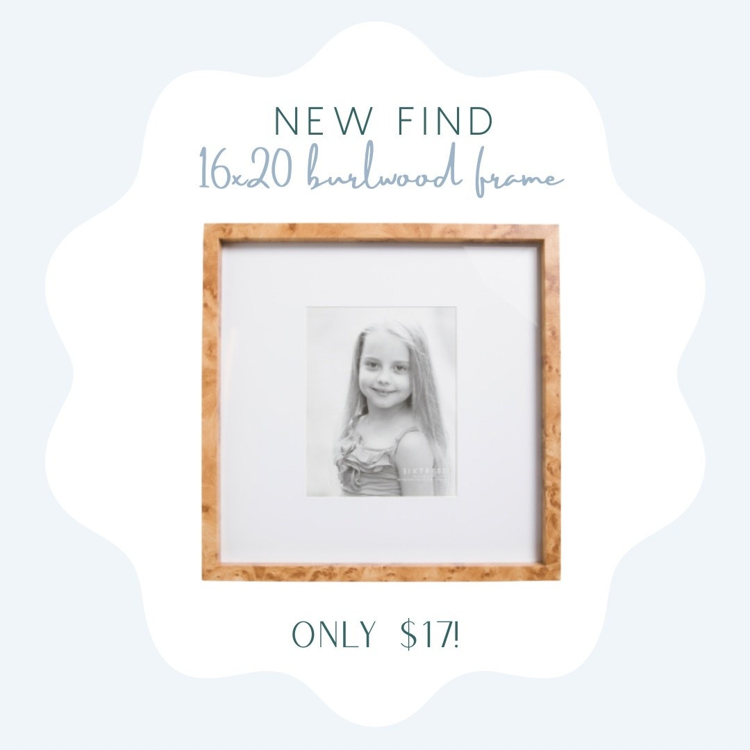 16x20 matter Burlwood frames only $17 each! Snag a few for an accent wall or gallery wall. 

Burlwood frames, large picture frames, frames for kids photos, gallery wall