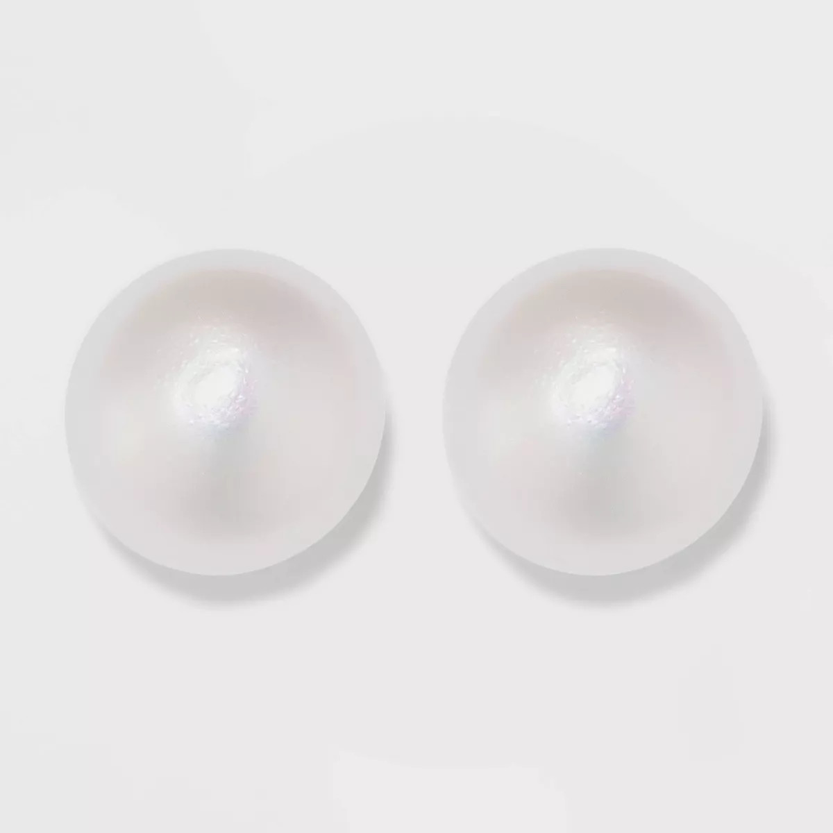 Sterling Silver Freshwater Pearl Stud Fine Jewelry Earrings - A New Day™ Silver/White | Target