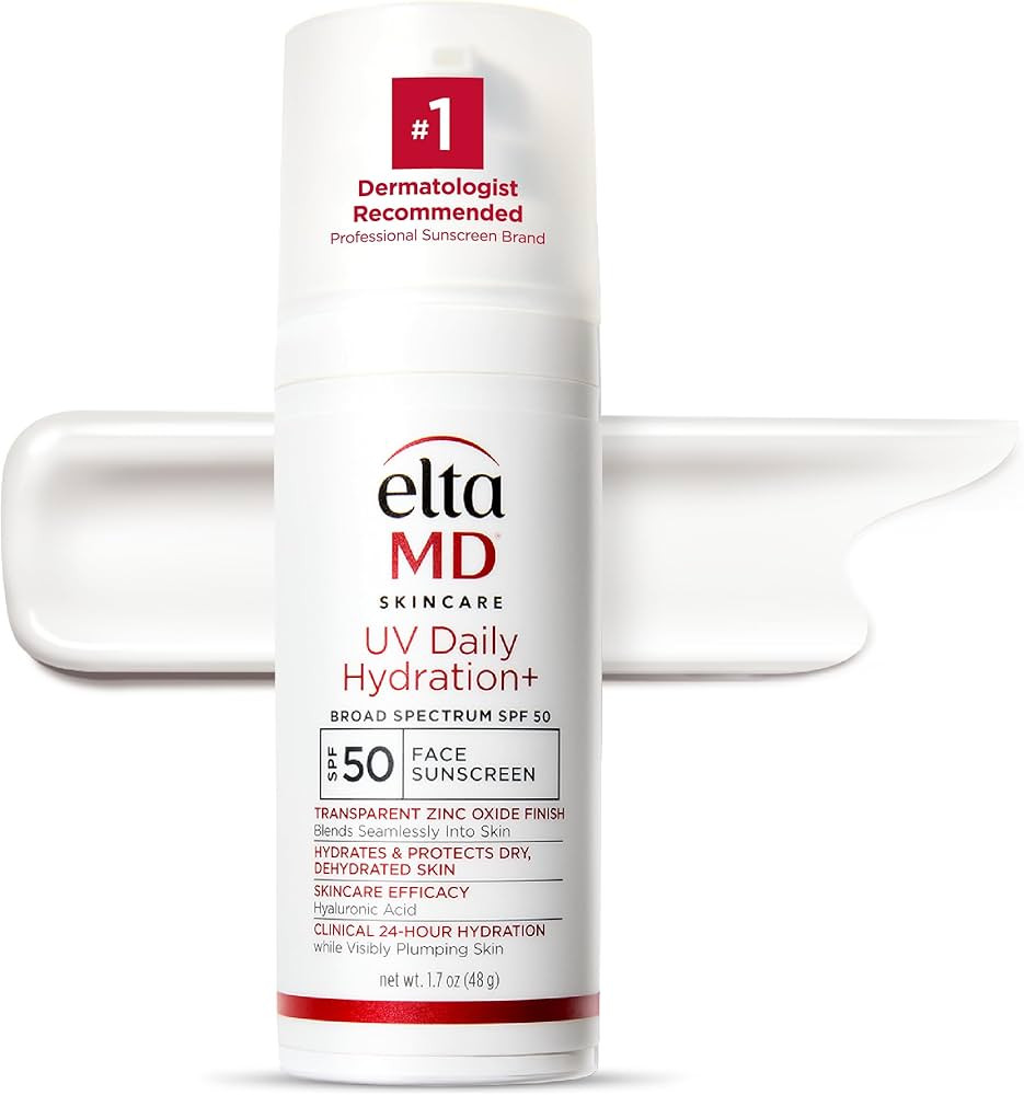 EltaMD UV Daily Face Sunscreen Moisturizer with Zinc Oxide, Daily Face Moisturizer with SPF, Grea... | Amazon (US)