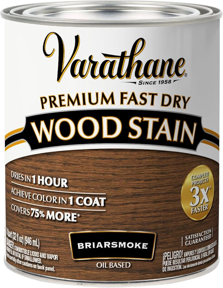 Varathane Premium Fast Dry Briarsmoke Wood Stain | Amazon (US)