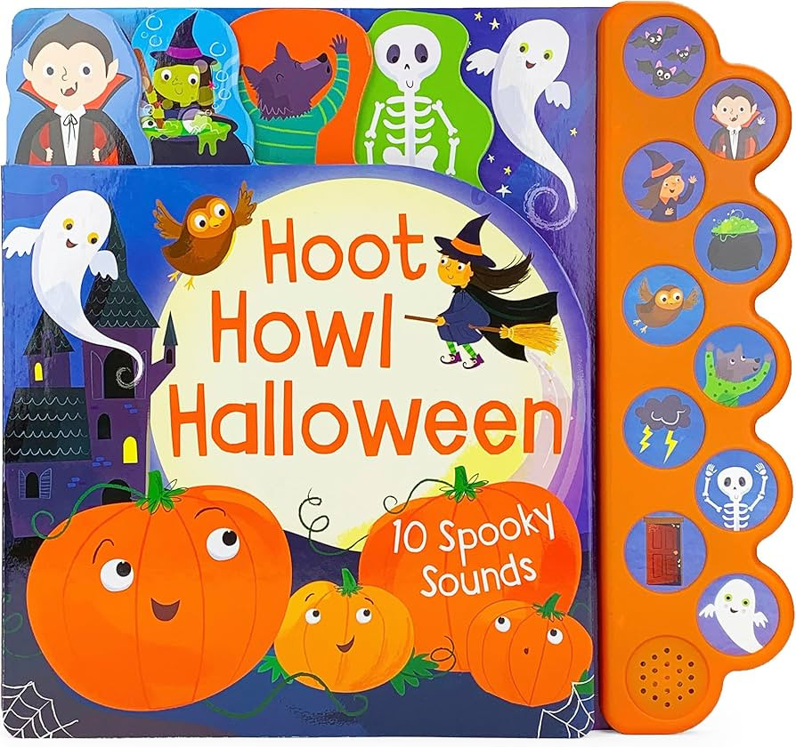 Hoot Howl Halloween 10-Button Sound Book for Little Trick-Or-Treaters (Interactive Children's Sou... | Amazon (US)