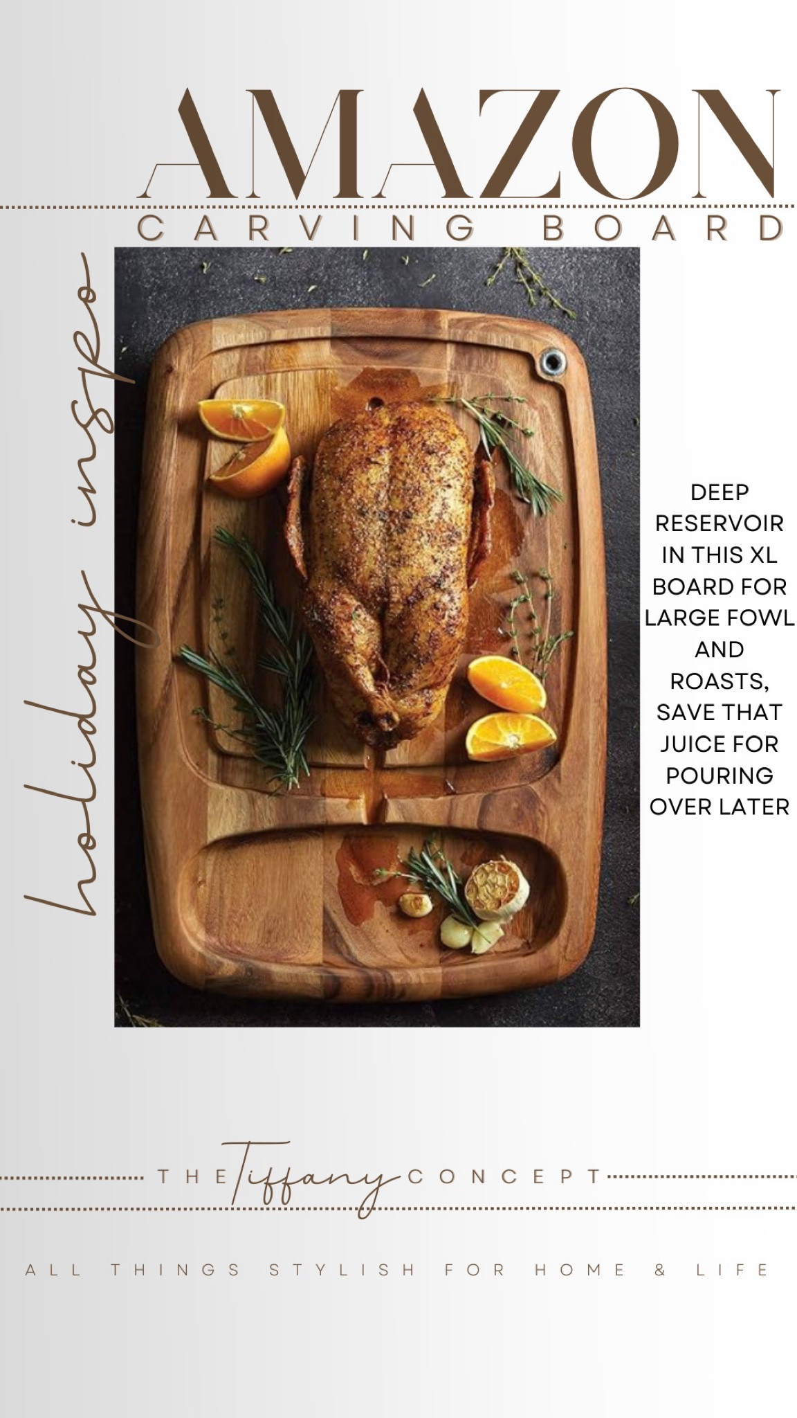 Have you ever seen something so neat? This carving board collects the juices and drains them into a well so you can use them in your cooking and it doesn’t go all over your counter! Definitely a holiday MUST HAVE!

#LTKHome #LTKSeasonal #LTKGiftGuide