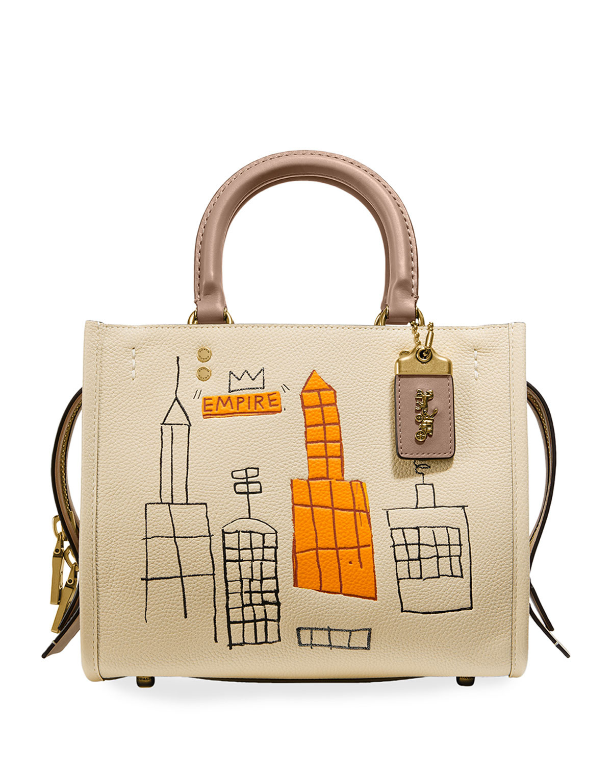 x Jean-Michel Basquiat Rogue 25 Mecca Tote Bag | Neiman Marcus