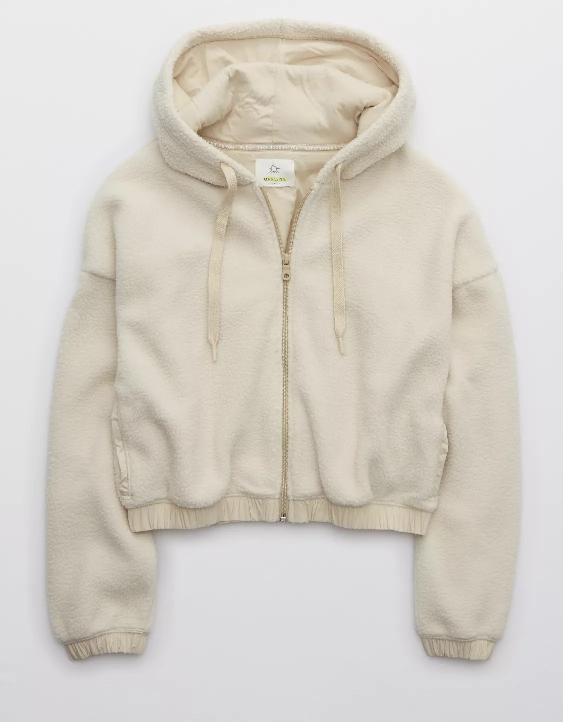 OFFLINE Sherpa Full Zip Hoodie | American Eagle Outfitters (US & CA)