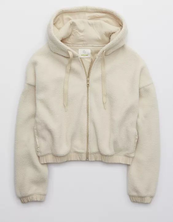 OFFLINE Sherpa Full Zip Hoodie | American Eagle Outfitters (US & CA)