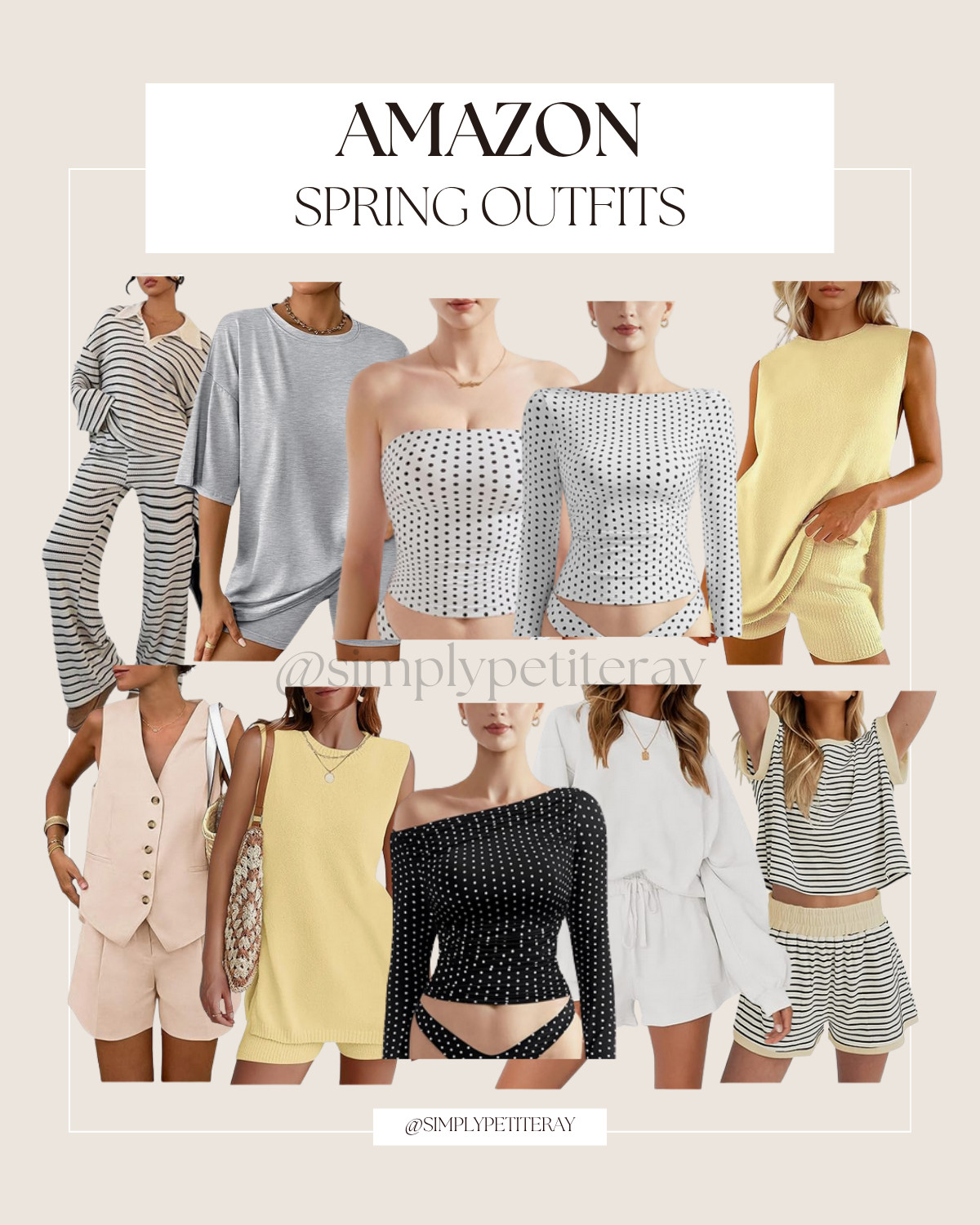 Amazon Spring Outfits

I earn commissions from qualifying purchases.

#AmazonFinds #SpringFashion #SpringStyle #AmazonFashion #TrendyStyle #ChicStyle #FashionFinds #SpringOutfits
 

 #LTKootd #LTKSeasonal