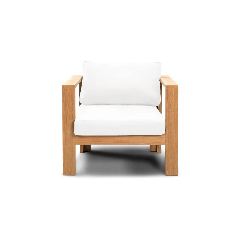 Sonoma Teak Outdoor Lounge Chair with Cushions | Wayfair North America