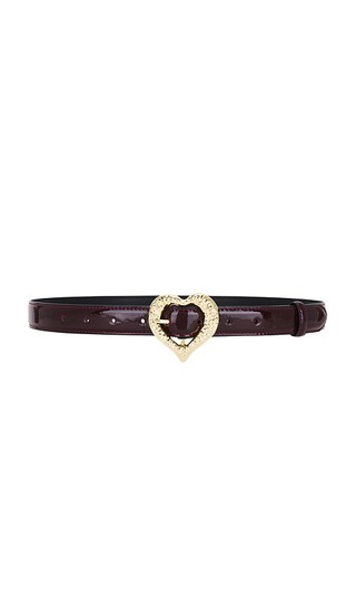 Love Belt in Raisin & Gold | Revolve Clothing (Global)