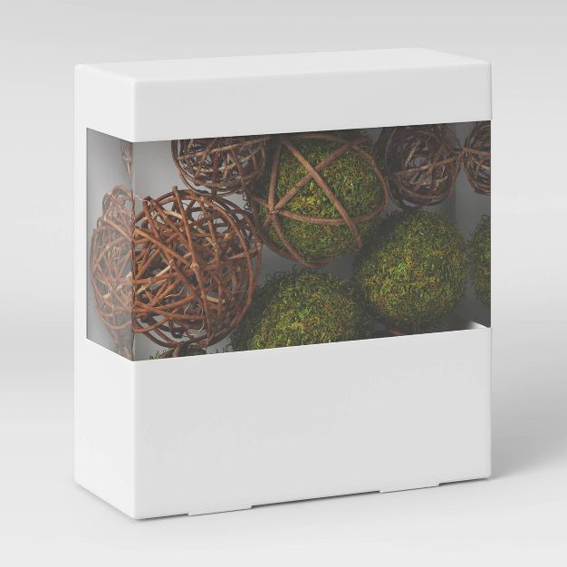 8pc Decorative Wrapped Moss Ball Filler - Threshold&#8482; | Target