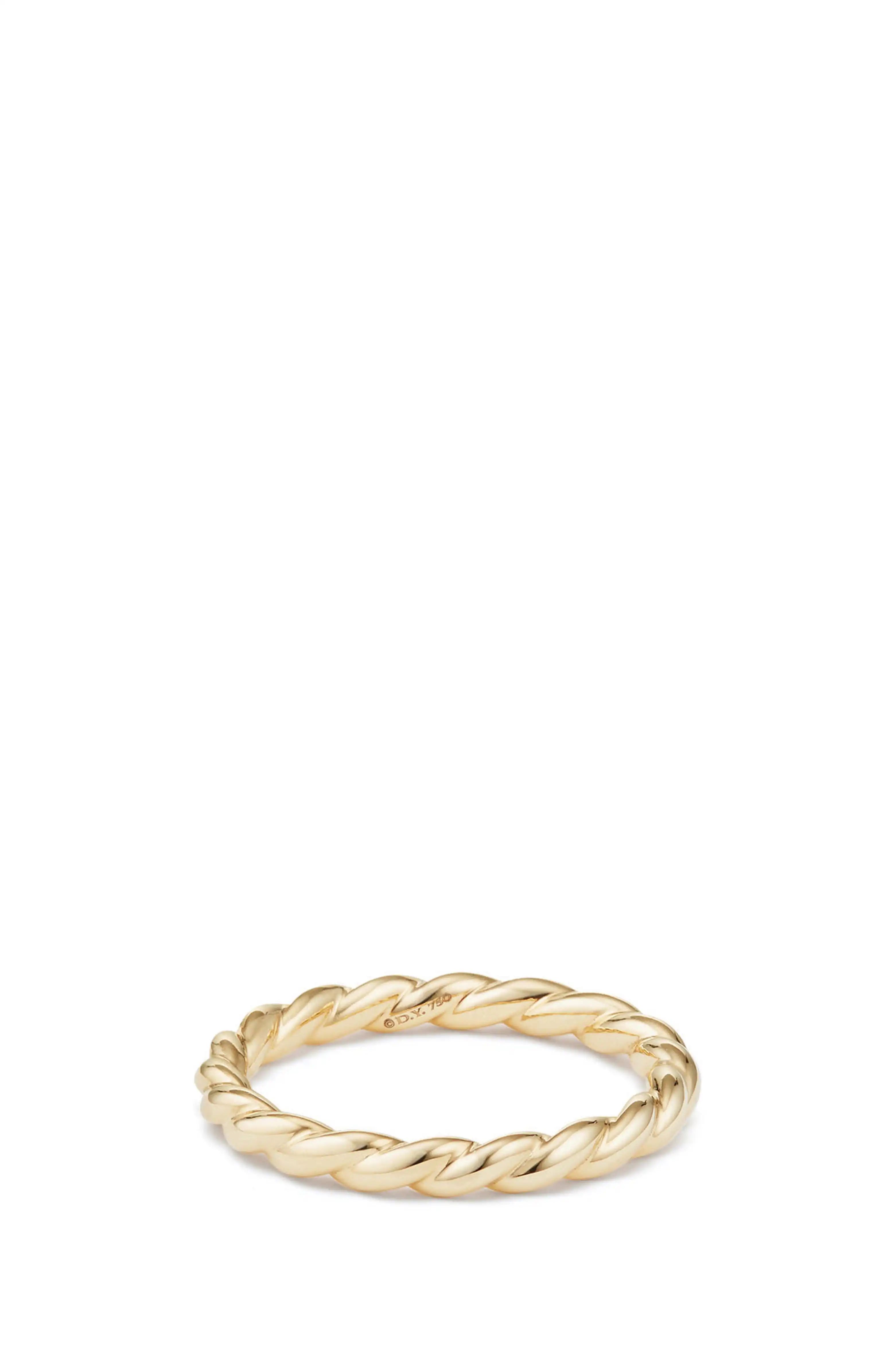 Paveflex Ring in 18K Gold, 2.7mm | Nordstrom