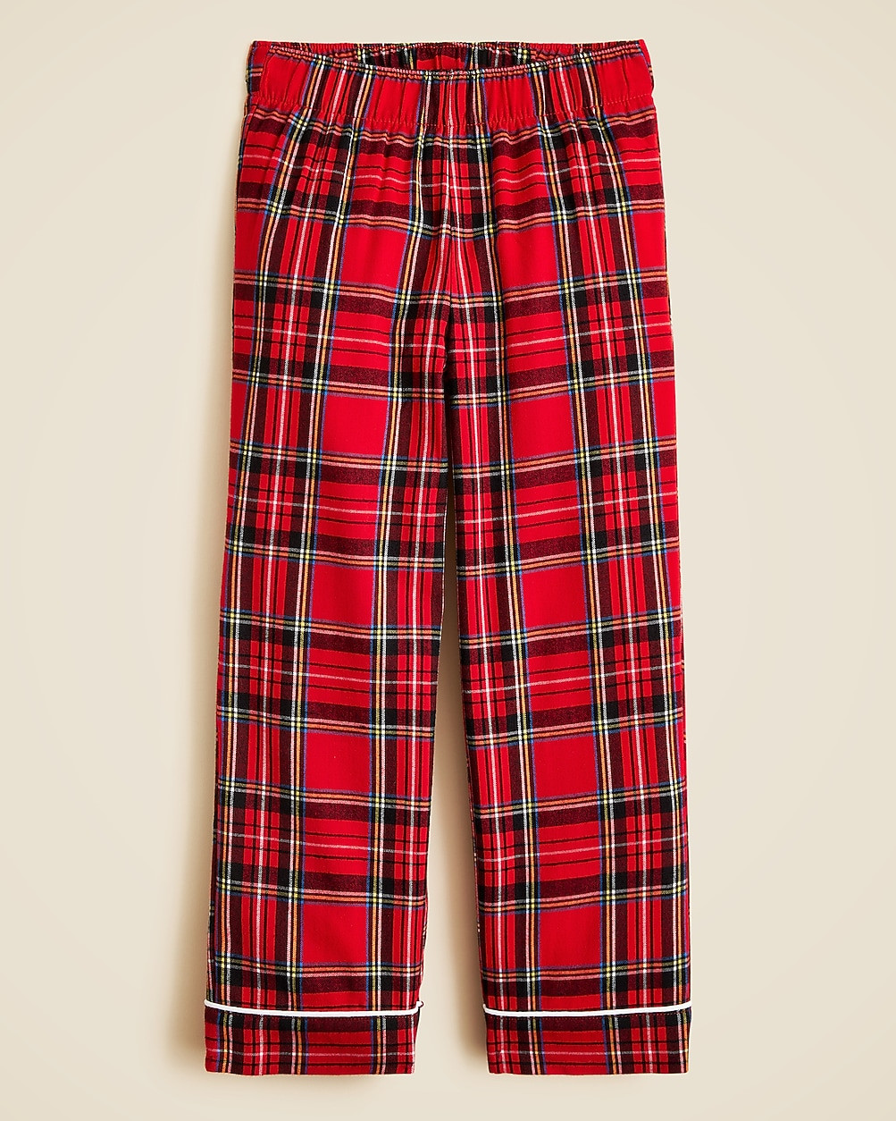 Kids' flannel pajama pant in plaid | J. Crew US