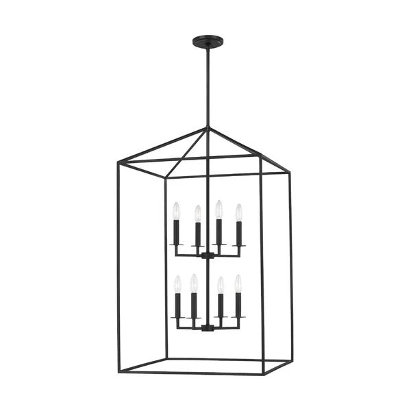 Ellis 8 - Light Dimmable Lantern Square / Rectangle Chandelier | Wayfair North America