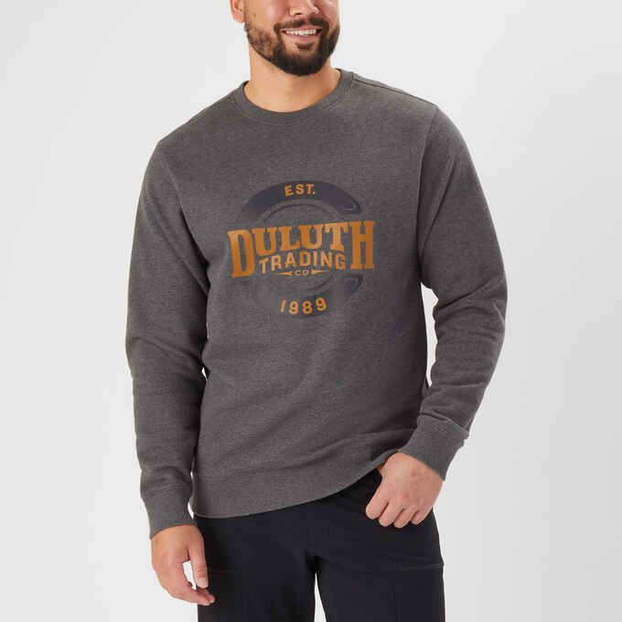 Men's Midweight Relaxed Fit Crew Sweatshirt | Duluth Trading Company