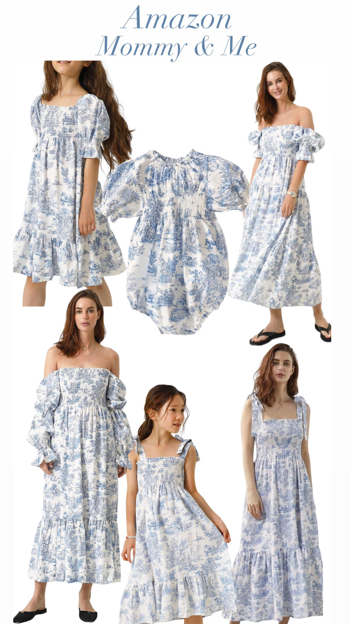 Amazon find! Match with Mommy — Such sweet  mommy & me dresses (bump friendly, too) for a mama & her mini! Perfect for a family photo shoot, a baby shower, luncheon, Mother’s Day, vacation & more. Shop these styles & more below. 

Follow for fashion + family: @EmilyFayeMurphy 🤍

white dress // white dresses // Mother’s Day // country concert // sandals // wedding // wedding guest // spring // summer // trend // trending // trends // dresses // Taylor Swift Concert // Amazon // affordable // sale // designer // home // home decor // cocktail dress // maternity // gift guide // gift ideas // raffia // straw // bags // purse // denim // white denim // trip // beach // vacation // bachelorette // nashville // Mexico // Florida // honeymoon // bride // bridesmaid // bridal // platforms // heels // sneakers // flats // jewelry // gold // pearl // jeans // jacket // tops // shorts // skirt // pants // set // loungewear // fitness // active // accessories // handbag // tote // swim // swimwear // swimsuit // rehearsal dinner // formal // black tie // classic // under 50 // under 100 // GRWM // date night // graduation // baby shower // bridal shower 

#LTKtravel #LTKFind #LTKunder100 #LTKsalealert #LTKGiftGuide #LTKkids #LTKitbag #LTKSeasonal #LTKbeauty #LTKstyletip #LTKwedding #LTKbump #LTKbaby #LTKshoecrush #LTKcurves #LTKfamily #LTKmens #LTKhome #LTKfit #LTKunder50 #LTKworkwear #LTKFestival #LTKswim