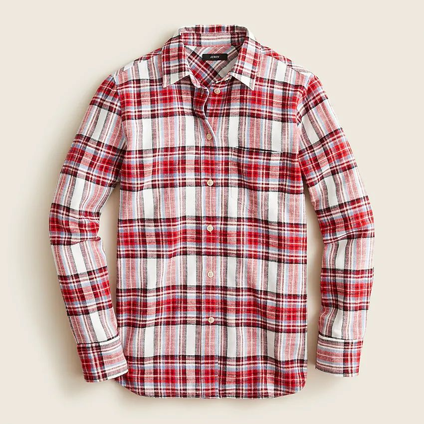 Classic-fit flannel shirt in vintage plaid | J.Crew US