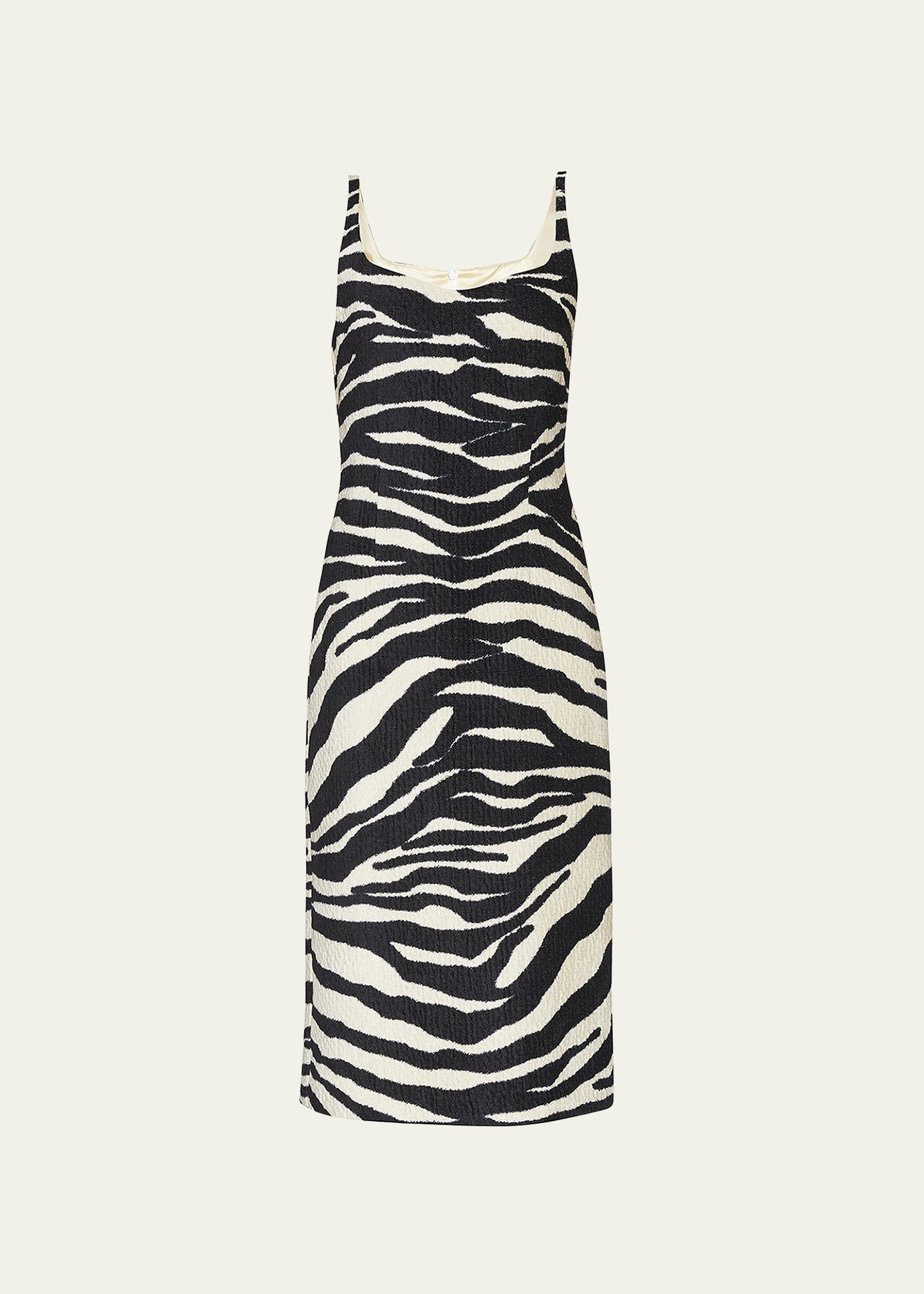 Dries Van Noten Doss Zebra Midi Dress | Bergdorf Goodman