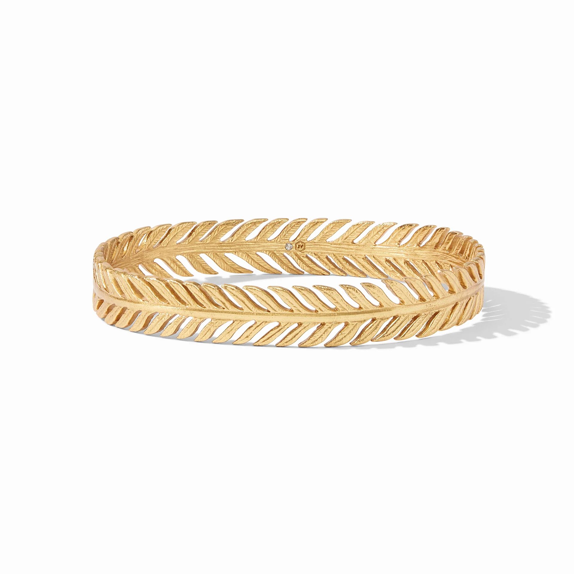 Gold Fern Bangle Bracelet | Julie Vos | Julie Vos