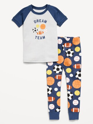 Snug-Fit Graphic Pajama Set for Toddler & Baby | Old Navy (US)