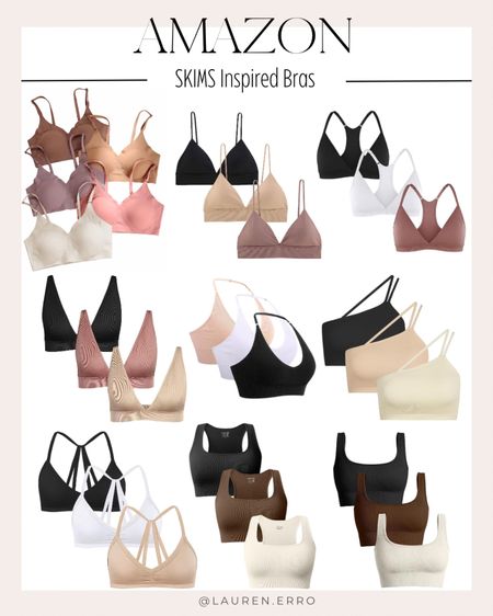 Skims inspired bras on Amazon!
.
.
.
Skims dupes, skims dupe, bra, bralettes, halter, sports bra, bralette, shapewear 

#LTKActive #LTKfindsunder50 #LTKmidsize