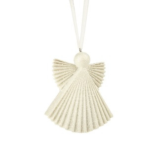 CANVAS White Collection Ceramic Decoration Angel Christmas Ornament | Canadian Tire
